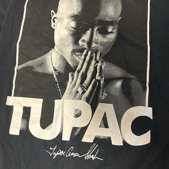 2Pac black tee - Picture 3 of 3